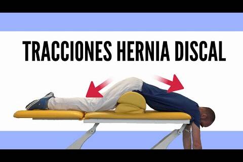 Hernia discal, 2 tracciones para descomprimir la columna lumbar