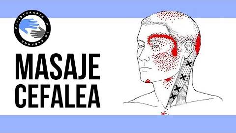 Masaje anterior de cuello para el dolor de cabeza, puntos gatillo del musculo esternocleidomastoideo