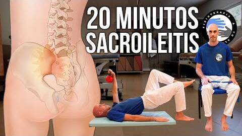 ???? Rutina de ejercicios para la sacroileitis de 20 minutos, HAZLOS CONMIGO