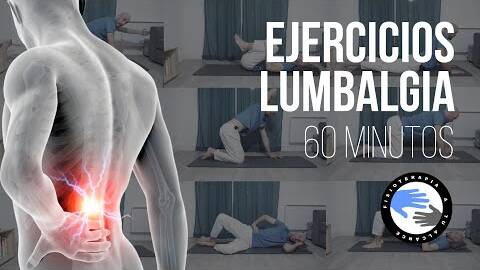 Rutina de ejercicios para la lumbalgia de 60 minutos, HAZ LOS EJERCICIOS CONMIGO
